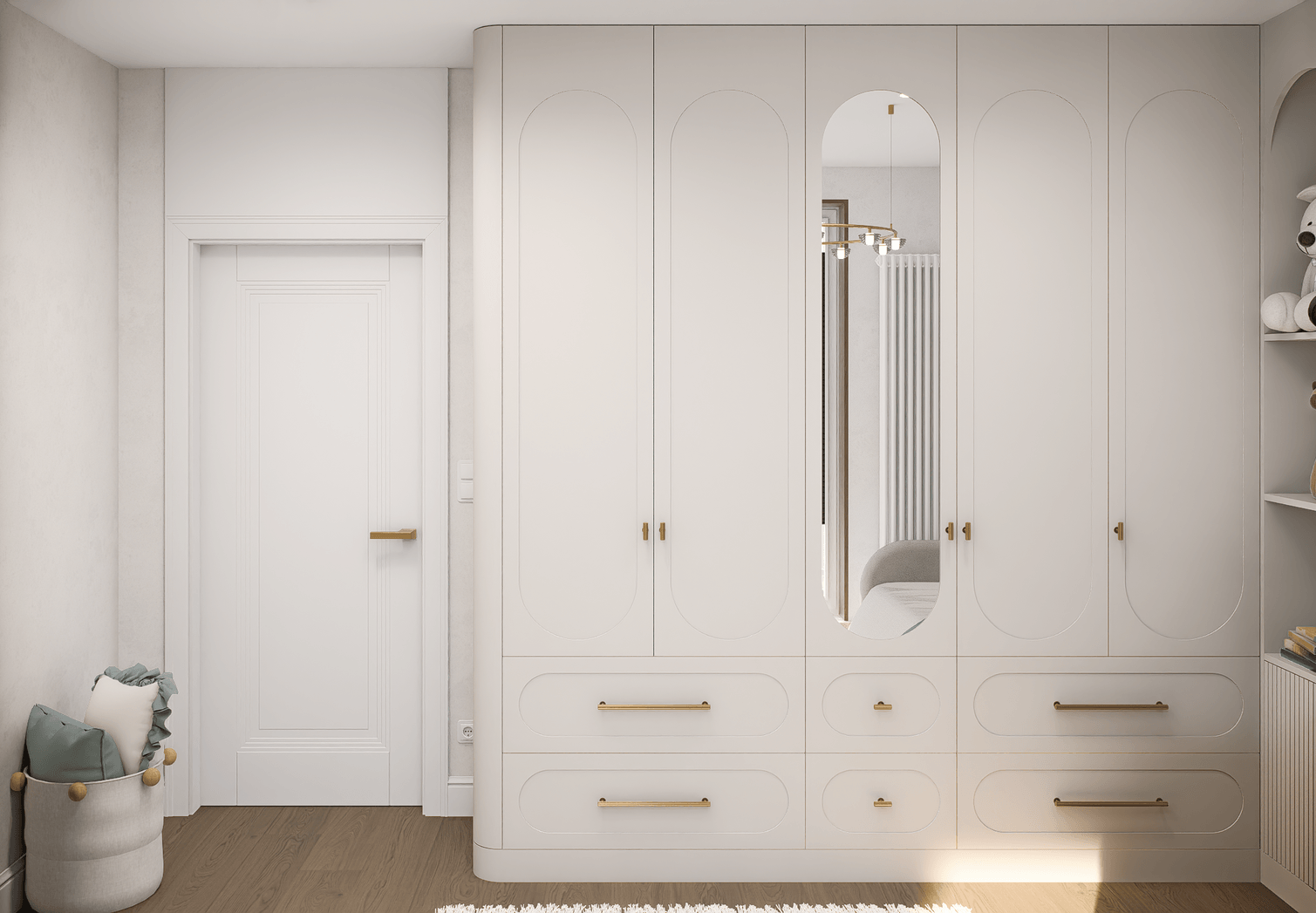 Funkcjonalny pokój dziecka w apartamencie premium