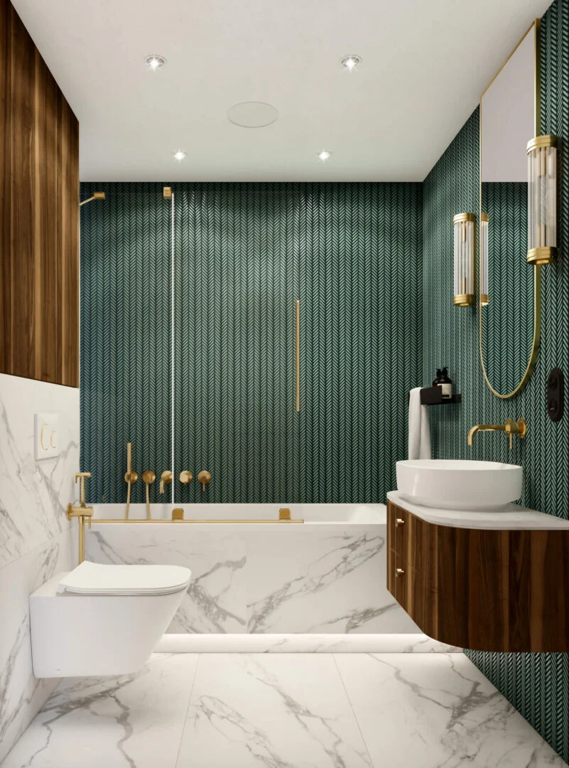Łazienka w stylu Art Deco. Najpiękniejsze łazienki inspiracje